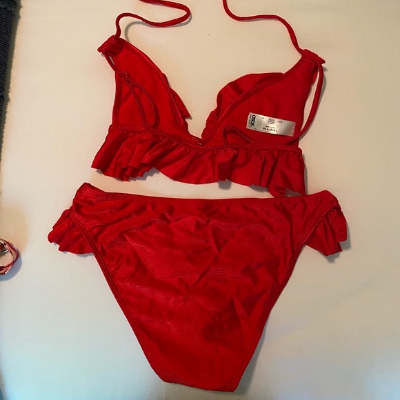 ASOS red swimsuit - Picture 4 of 4